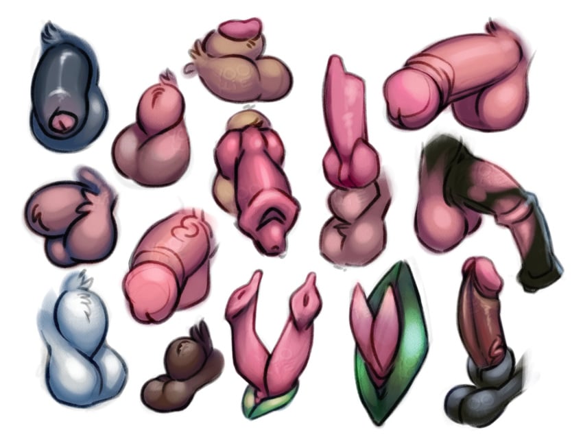 2_penises ambiguous_form animal_genitalia animal_penis balls black_balls black_penis canine_penis diphallia diphallism disembodied_penis equine_penis erection flaccid foreskin fully_sheathed fur genitals glans glistening glistening_genitalia glistening_knot glistening_penis half-erect hi_res humanoid_genitalia humanoid_penis knot male male_only medial_ring multi_genitalia multi_penis multiple_images penis penis_focus penis_tip pink_balls pink_glans retracted_foreskin sheath signature simple_background solo tan_balls tan_body tan_fur tapering_penis uncircumcised urethra white_background white_balls white_body white_fur yookie