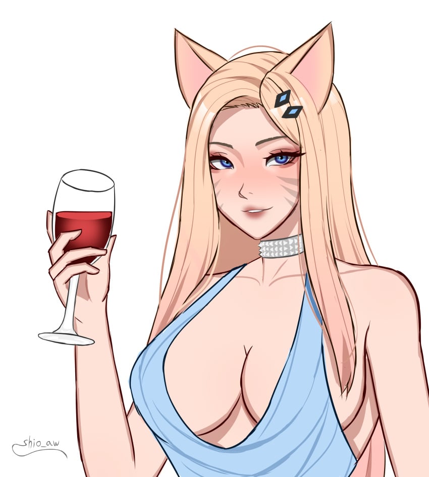 1girls ahri female female_focus female_only k/da_all_out_ahri league_of_legends shio_aw