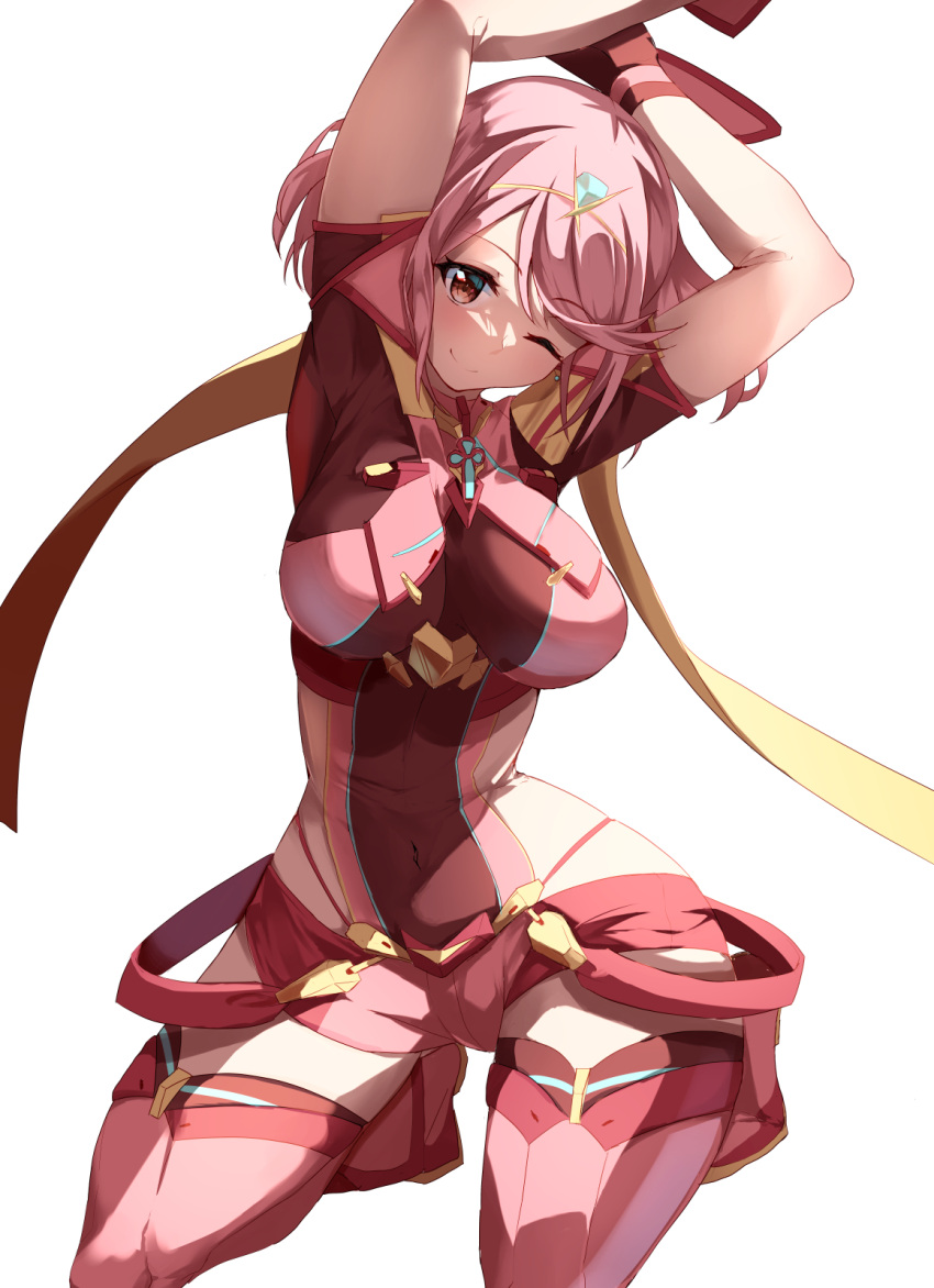 core_crystal female female_only momdy_(talesshinja) nintendo pyra short_hair solo tagme white_skin xenoblade_(series) xenoblade_chronicles_2