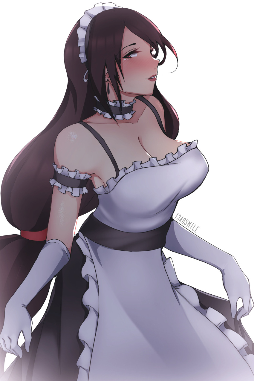 1340smile breasts clothed clothing female female_only final_fantasy final_fantasy_vii lipstick solo tagme tifa_lockhart