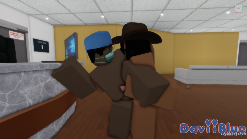 2boys 3d big_ass black_body black_hair daviiblue dreadlocks fucking_good_and_hard gay gay_domination gay_sex hair_pulling hospital lifting_leg male_only penis_in_ass roblox roblox_avatar robloxian self_upload tagme twink video_games