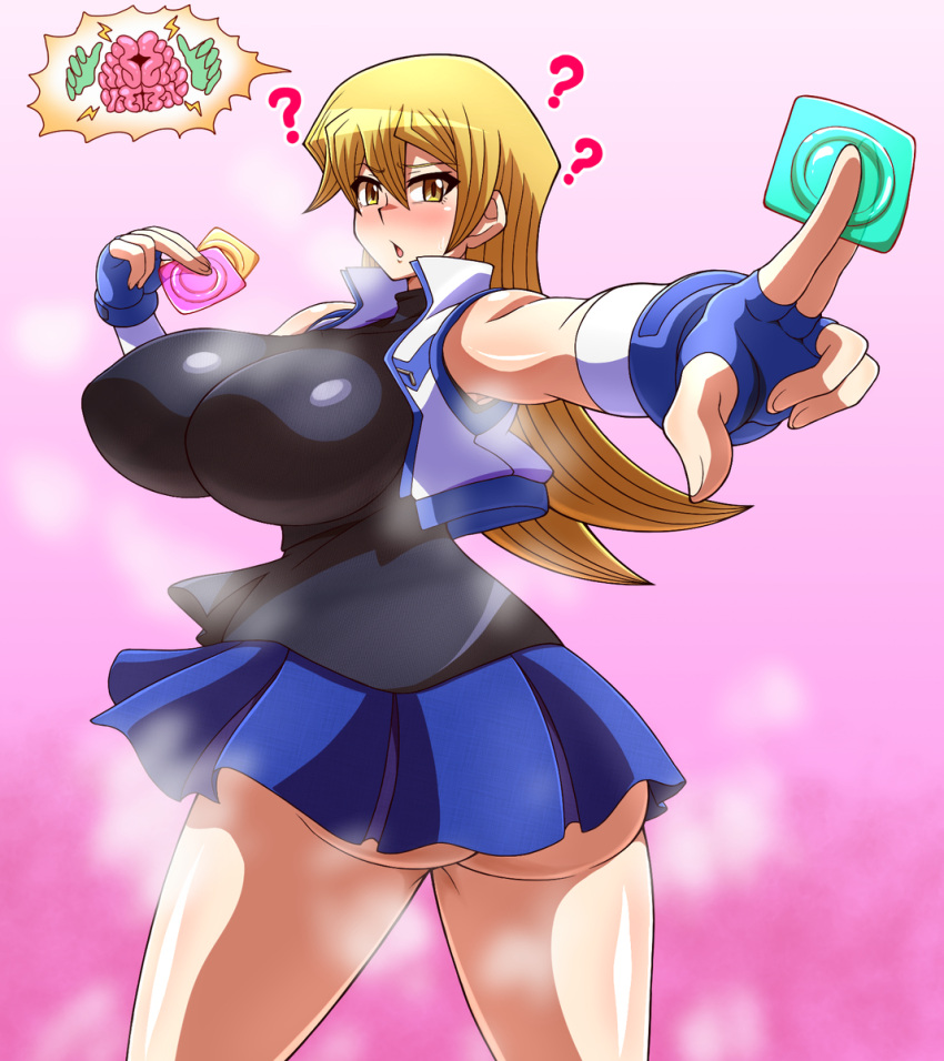 alexis_rhodes ass_visible_through_clothes condom female female_only noburockman yu-gi-oh!