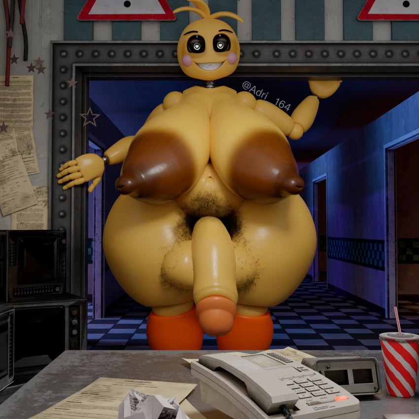 1futa 3d adri164 animatronic balls ballsack big_penis breasts dark_areola five_nights_at_freddy's five_nights_at_freddy's_2 flaccid futa_only futanari gilf_toy_chica hair hair_on_balls hairy hairy_balls hairy_pussy huge_balls huge_breasts huge_cock long_penis looking_at_viewer looking_up nude penis pubes pubic_hair smile smile_at_viewer solo standing tagme toy_chica_(fnaf) toy_chica_(love_taste)