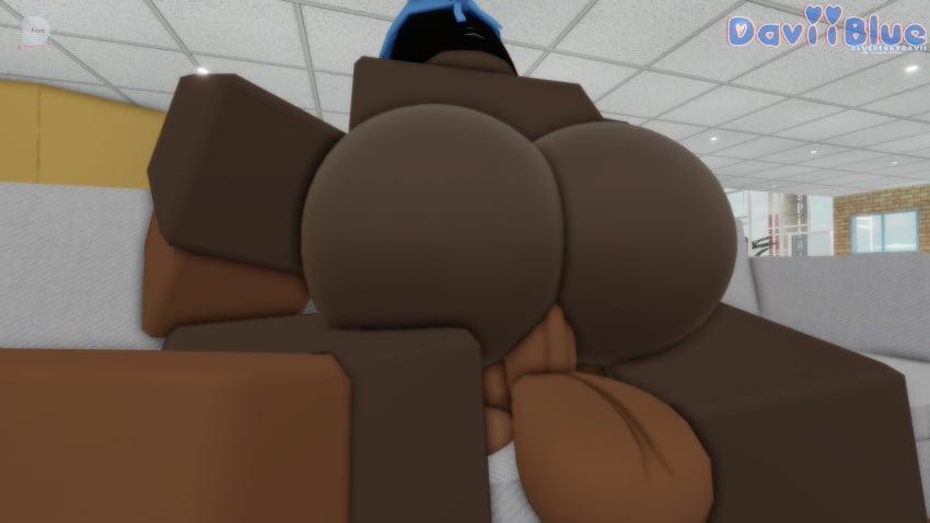 3d ass_focus big_butt black_body black_hair daviiblue gay gay_sex hospital male_only penis_in_ass roblox roblox_avatar robloxian self_upload sitting_on_penis sitting_on_person tagme