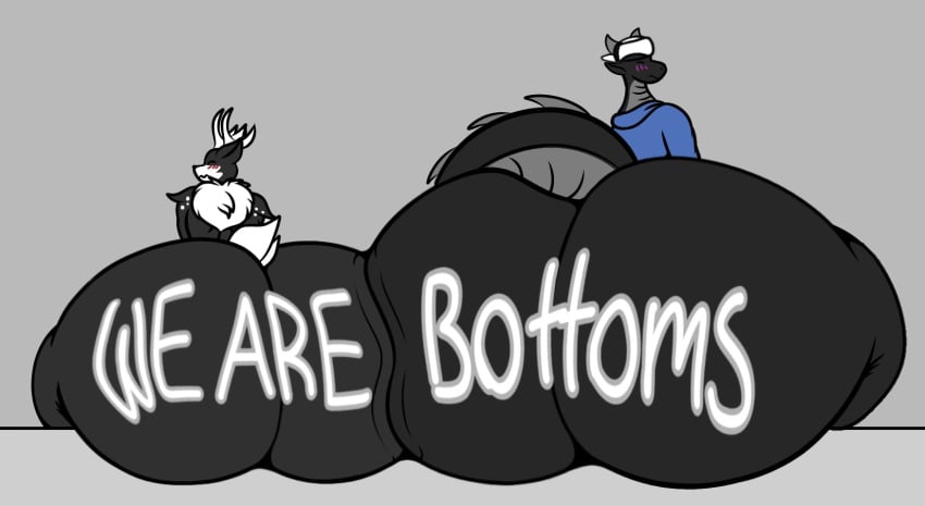 alternate_ass_size ambiguous_gender anthro ass ass_size_difference ass_to_ass big_ass bubble_butt colossal_ass dragon furry gigantic_ass huge_ass hyper_ass male_only muffyhecc tagme thick_thighs wide_hips