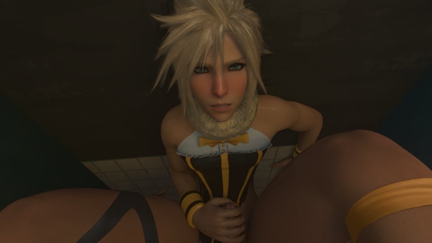 2boys 3d blender blenderdude cloud_strife femboy final_fantasy final_fantasy_vii gay girly handjob light-skinned_femboy light-skinned_male light_skin male male/male tagme trap twink yaoi