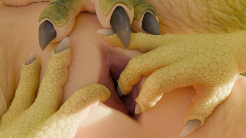 2024 3d_(artwork) 4_fingers ambiguous_gender animal_genitalia anthro anthro_on_feral black_claws blender_(software) claws cloaca cloacal cloacal_fingering close-up digital_media_(artwork) duo dzat female female/ambiguous female_penetrated feral finger_claws finger_fuck fingering fingering_partner fingers genitals green_body green_scales grey_claws hi_res keie kobold lizard mythological_creature mythological_scalie mythology penetration reptile scales scalie scuted_hands scutes sex spread_cloaca spreading tan_body tan_scales vaginal_penetration vaginal_penetration vertical_cloaca viuru zoophilia