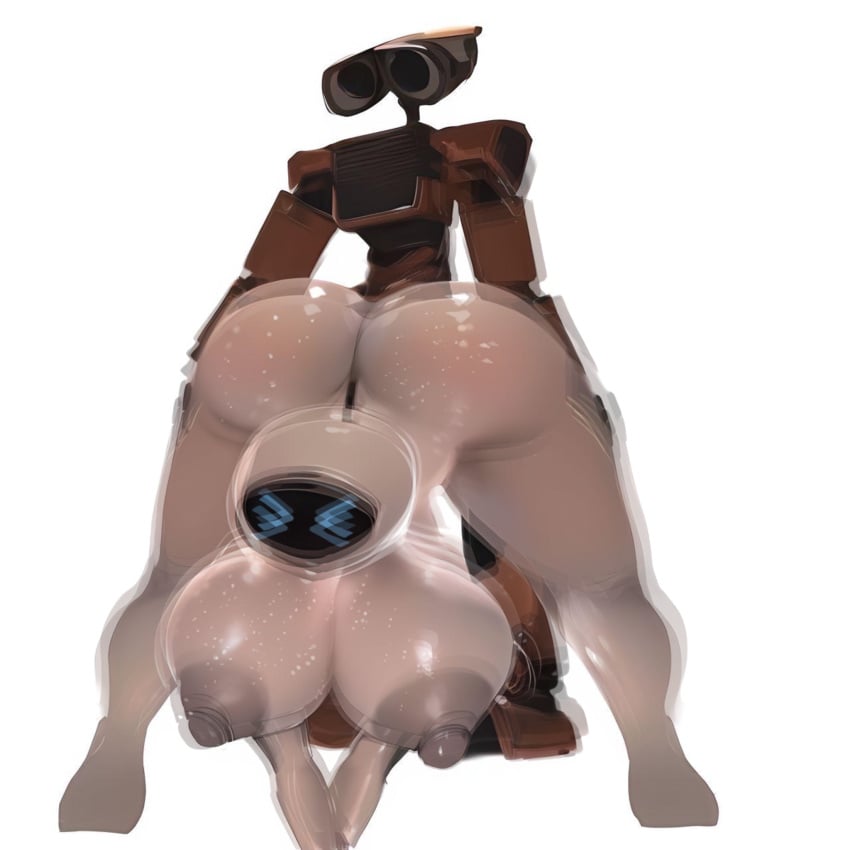 ai_assisted ai_generated big_ass big_breasts big_nipples big_thighs disney doggy_style eve_(wall-e) female grabbing grabbing_ass grabbing_from_behind huge_ass huge_breasts huge_butt huge_nipples huge_thighs large_ass large_breasts large_butt larger_female male male/female male_penetrating male_penetrating_female pixar robot robot_boy robot_girl rough rough_sex smaller_male vaginal_penetration vaginal_sex wall-e wall-e_(character)