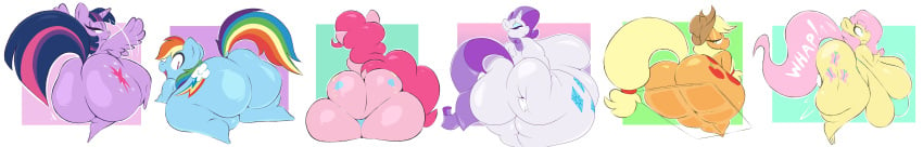 absurd_res against_glass against_surface alicorn anthro anthrofied applejack_(mlp) arizonathevixen ass ass_against_glass ass_cleavage ass_dough ass_focus ass_grab ass_on_glass ass_slap ass_spank ass_squeeze ass_squish bedroom_eyes behind_glass belly big_ass big_belly big_breasts big_butt bikini blonde_hair blue_body blue_eyes border breasts butt_against_glass butt_crack butt_focus butt_on_glass clothed clothing cowboy_hat cutie_mark digital_media_(artwork) disembodied_hands earth_pony equid equine eyelashes eyeshadow feathered_wings feathers female feral fluttershy_(mlp) friendship_is_magic fur glass glass_surface grabbing_ass green_eyes hair half-closed_eyes hands_on_ass hands_on_butt hasbro hat headgear headwear hi_res horn horse huge_ass huge_breasts huge_butt huge_hips huge_thighs hyper hyper_ass hyper_breasts hyper_butt looking_at_viewer looking_back lying makeup mammal mlp multicolored_hair my_little_pony narrowed_eyes no_pupils nude obese obese_anthro obese_female on_front on_glass on_glass_surface open_mouth overweight overweight_anthro overweight_female panties partially_behind_glass pink_body pink_fur pink_hair pinkie_pie_(mlp) pony purple_body purple_eyes rainbow_dash_(mlp) rainbow_hair rarity_(mlp) rear_view seductive side_belly side_boob simple_background sitting sitting_on_glass skimpy smile solo spanking standing swimwear thick_thighs tight_clothing transparent_seat twilight_sparkle_(mlp) under_surface_view underwear unicorn white_border wide_hips wings yellow_body