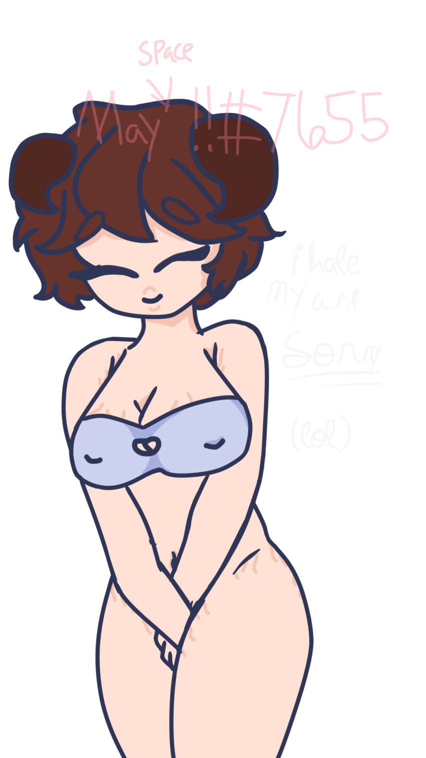 ^_^ bra chubby chubby_female fluffy_hair mcyt stretch_marks tubbo