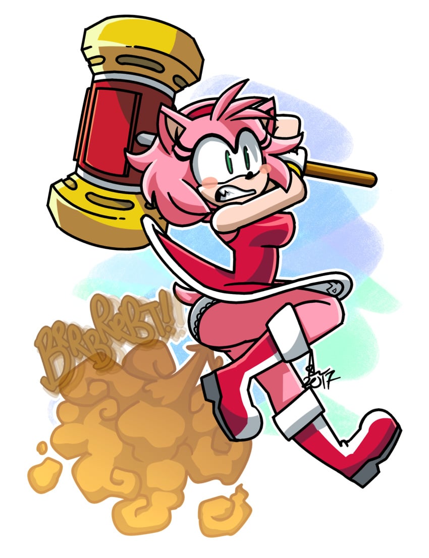 amy_rose anthro cute embarrassed fart fart_cloud farting furry hedgehog oddtenn panties piko_piko_hammer sega shocked_eyes skirt_lift sonic_(series) sonic_the_hedgehog_(series) sonic_x tenuousoddity yoshizilla