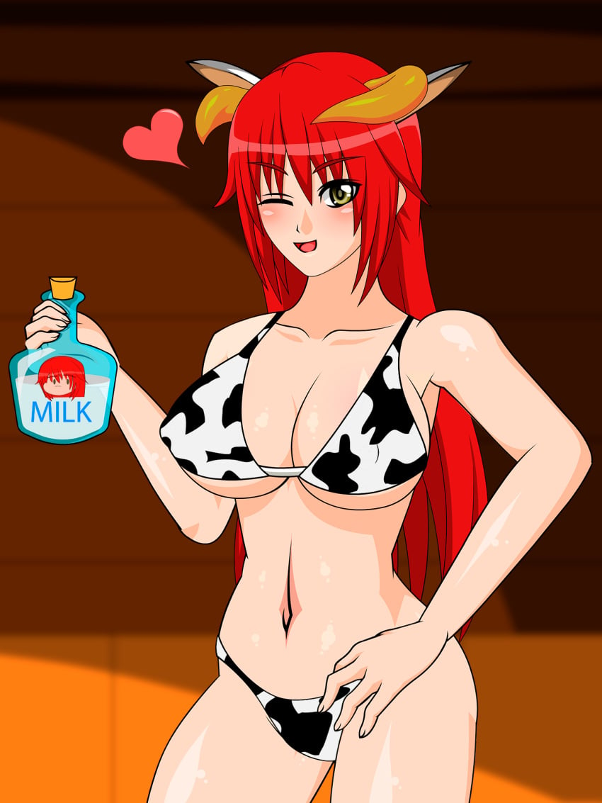 cow_ears cow_girl cow_print darkhen1410 koooon_soft koooonsoft_kungfu_girl milking