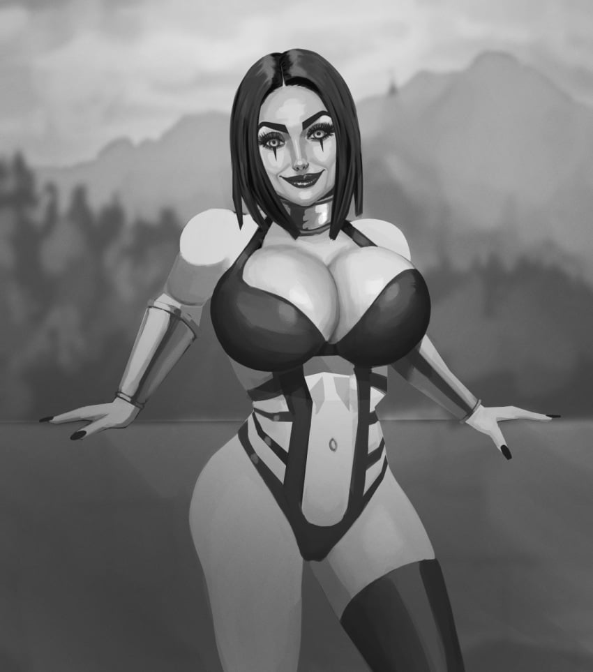 bimbo breast_implants citizen124c4i crazy_eyes emilia_leblanc league_of_legends leblanc massive_breasts