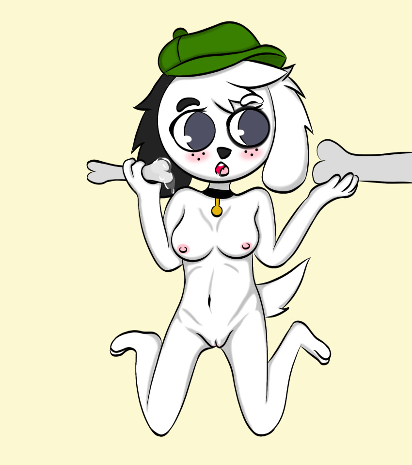 bone discovery_kids dog_girl doki doki_(character) doki_(discovery_kids) doki_adventures domestic_dog female furry handjob mascot nipples portfolio_entertainment pussy riverxa rule_63