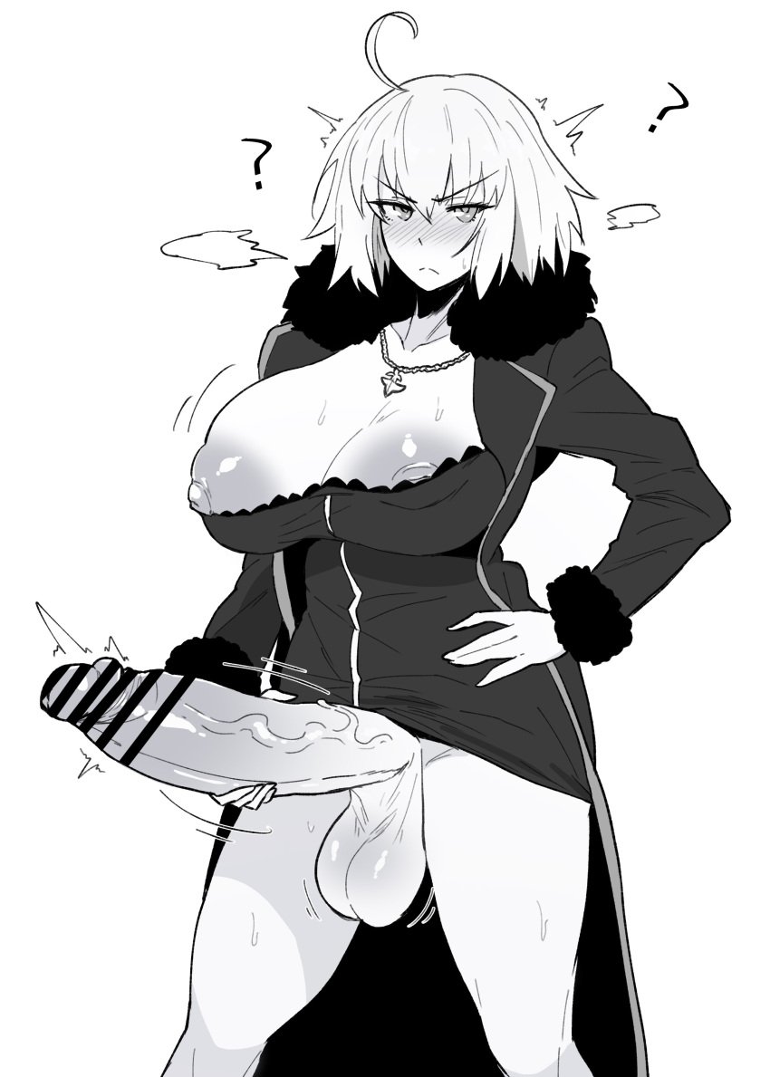 1futa balls bar_censor big_breasts big_penis blush blushing bottomless breasts busty censored censored_penis clothed clothing erect_nipples erection fat_cock fate/apocrypha fate/grand_order fate_(series) futa_only futanari hard_on huge_breasts huge_cock human jeanne_alter jeanne_d'arc_(fate) large_breasts larger_male light_skin masturbation mochiume9 mostly_clothed necklace nipple_slip nipples penis revealing_clothes short_hair solo standing thick_penis tomboy veiny_penis