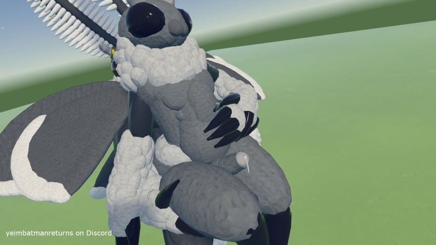 anthro anthro_only cock cum cum_drip dick gay gay_sex moth penis penis_out rec_room rec_room_avatar recroom recroom-nsfw