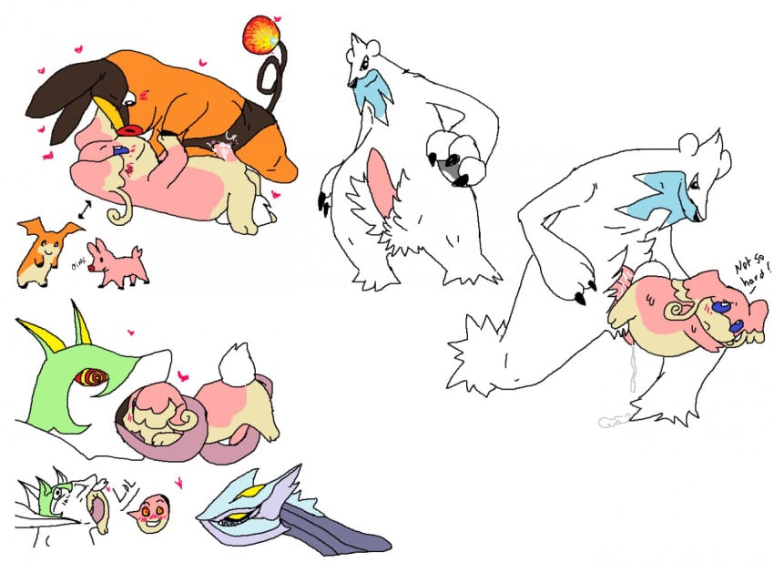 audino beartic crossover digimon feral_only ikara69 imminent_death kyurem male/ambiguous patamon pokemon serperior tepig vore