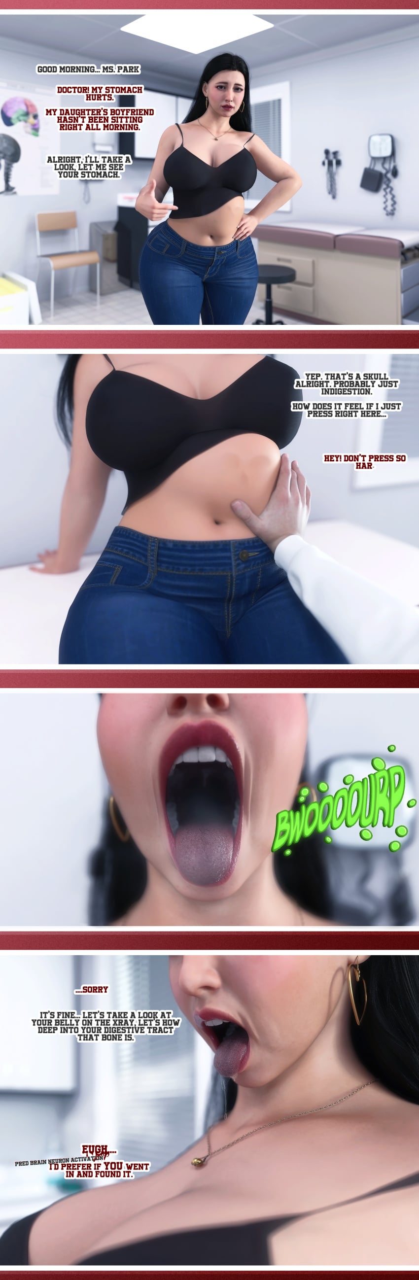 1girls 3d diskdata female female_only female_pred implied_vore milf older_female oral_vore rendered tagme vore vore_belly