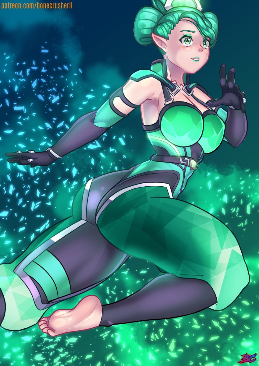 1girls 2d accessory alternate_version_available artist_name artist_signature ass barefoot big_ass big_breasts big_butt black_gloves bonecrusherii breasts bubble_butt busty curvy elbow_gloves elf elf_ears elf_female fat_ass feet female female_focus female_only gloves green_eyes green_hair green_lipstick hi-rez_studios large_ass large_breasts light-skinned_female light_skin lipstick long_ears long_gloves magree_skye paladins pointy_ears skye_(paladins) solo solo_female solo_focus tagme thick_ass thick_thighs thighs tied_hair vip_gg_magree_skye voluptuous