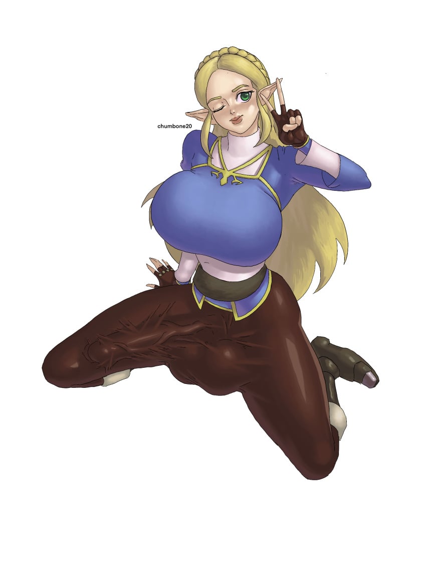 1futa ball_bulge balls big_breasts blonde_hair breasts breath_of_the_wild bulge bulge_down_leg bulge_through_clothing chumbone20 clothed clothing elf_ears erection erection_under_clothes fully_clothed futa_only futanari horse_penis horsecock horsecock_futanari huge_balls huge_breasts huge_cock humanoid hylian hylian_ears kneeling light-skinned_futanari light_skin long_hair massive_penis nintendo peace_sign penis penis_under_clothes princess_zelda solo the_legend_of_zelda thick_thighs voluptuous wide_hips zelda_(breath_of_the_wild)