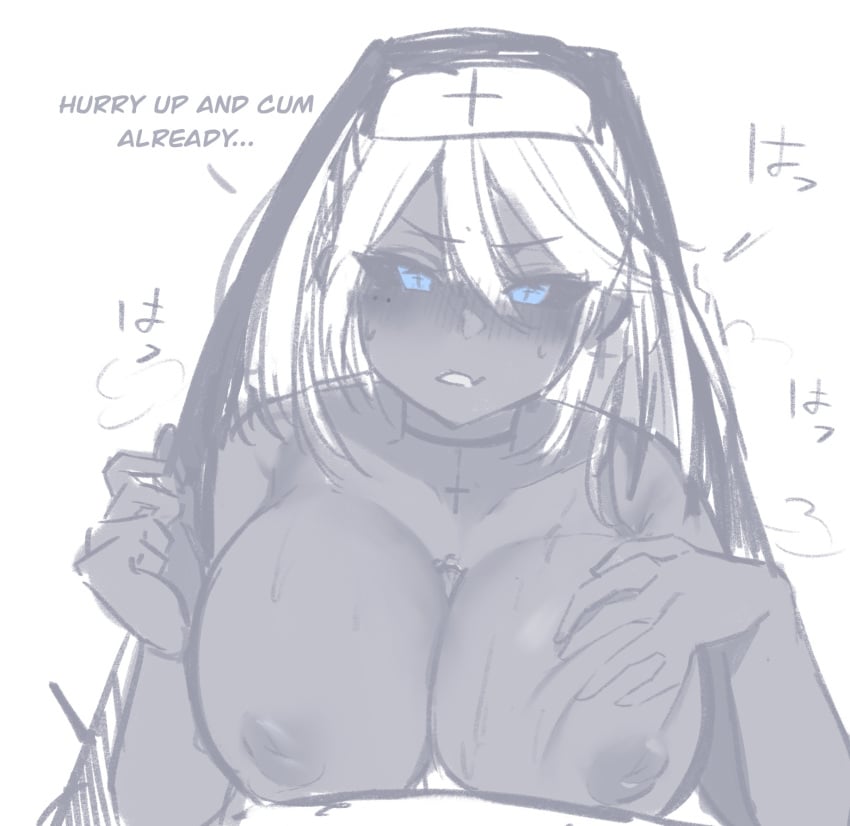 1girls big_breasts big_nipples deepwoken ganymede_(deepwoken) nun paizuri roblox source_request tagme xcider