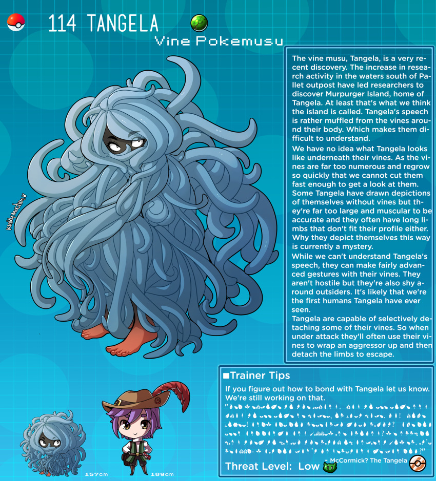 creature_index english_text fictional_language hi_res kinkymation nintendo page_114 page_number pokedex pokemon pokemon-girl_encyclopedia pokemon_(species) pokemorph pokemusu profile safe tagme tangela tentacles text_box translation_request