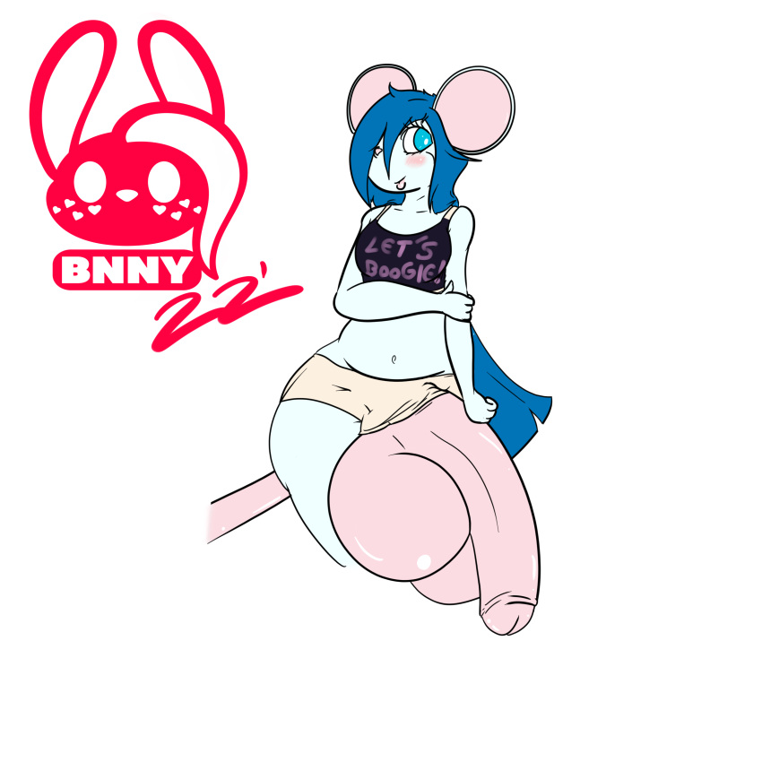 absurd_res anthro clothing david_newt_(character) hi_res hyper male mammal mouse murid murine rodent short_stack shortstack solo succubusbnny wardrobe_malfunction