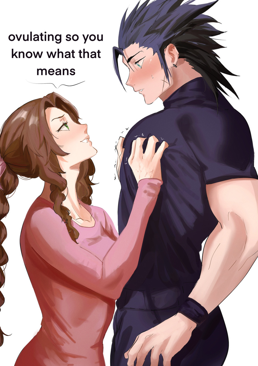 aerith_gainsborough canon_couple final_fantasy final_fantasy_vii imminent_sex impregnation_request origussy zack_fair