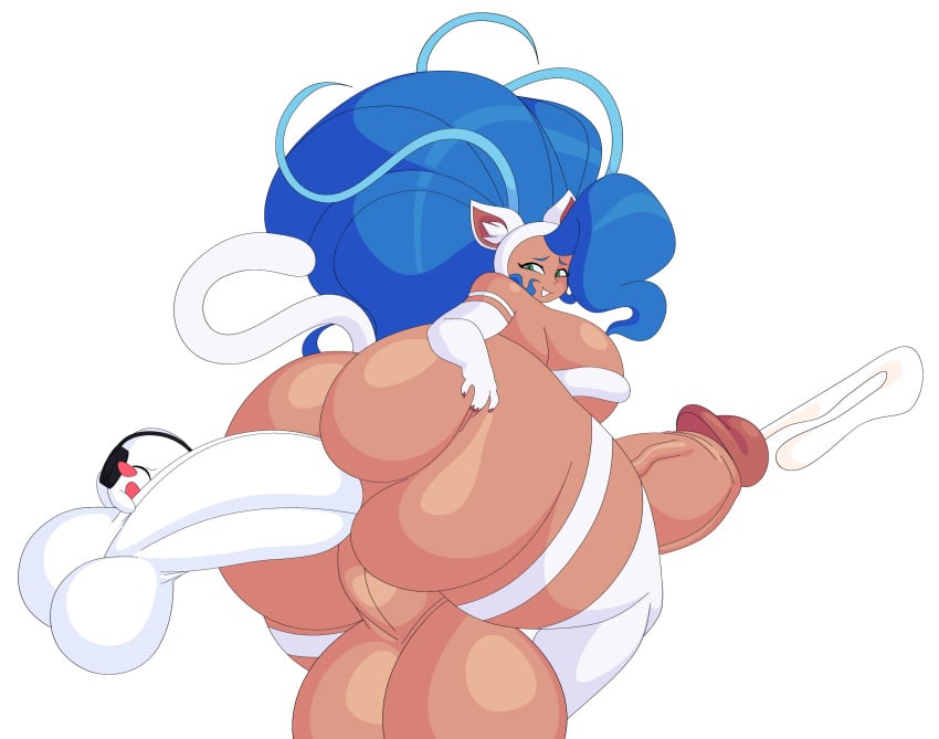 1boy 1futa absurd_res anal anal_sex animal_ears animal_humanoid ass ball_size_difference ball_with_hyper_features balls big_breasts big_butt blue_eyes blue_hair blush bodily_fluids breasts capcom cat_ears cat_humanoid cat_tail catgirl chaoz_(chaozdesignz) closed_eyes cum cum_while_penetrated cumshot cytrusawa darkstalkers dickgirl duo ejaculation electronics erection felicia_(darkstalkers) felid felid_humanoid feline feline_humanoid ftg_crossgender fti_crossgender futa_focus futa_sans_pussy futanari genital_fluids genitals ghost gynomorph gynomorph/male gynomorph_penetrated hair headphones hi_res huge_ass huge_balls huge_breasts huge_butt huge_cock humanoid humanoid_penis hung_bottom hyper hyper_balls hyper_genitalia hyper_penis intersex intersex/male intersex_penetrated larger_futanari light-skinned_futanari looking_back male male_on_futa male_penetrating male_penetrating_gynomorph male_penetrating_intersex mammal mammal_humanoid monster_girl ocxcanon open_mouth penetration penis perineum sex small_but_hung small_dom_big_sub smaller_male spirit tan_body tan_skin thick_thighs white_body wide_hips