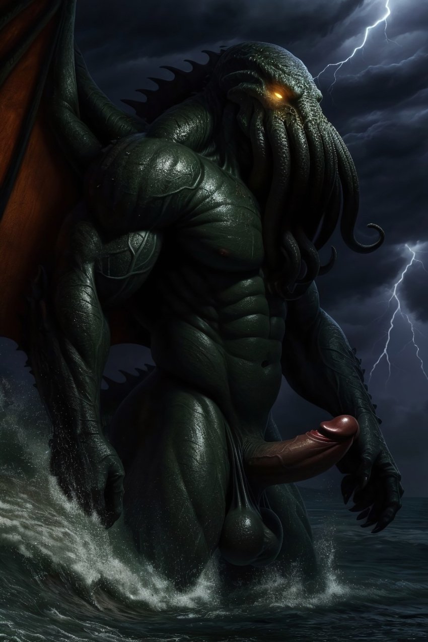 1boy 1male 1man 1monster abs ai_generated balls ballsack biceps big_balls big_cock big_dick big_penis big_testicles boner circumcised civitai claws cock completely_naked completely_naked_male completely_nude completely_nude_male cthulhu cthulhu_mythos dangerous dark-skinned_male dark_balls dark_green_skin dark_penis dark_skin dick erect_penis erection exposed_balls exposed_glans exposed_penis foreskin_folds front_view genitals glans glowing_eyes green_body green_skin h.p._lovecraft huge_balls huge_cock huge_cock huge_cock huge_testicles humanoid humanoid_genitalia humanoid_penis ironwill kaiju lightning male male male_chest male_focus male_genitalia male_nipples male_only manly monster monster_boy monster_male muscle muscles muscular muscular_male naked navel nightmare_husbando nipples nude nude_male nudity nuts nutsack ocean outdoor_nudity outdoors partially_submerged pecs penis pink_glans presenting presenting_penis realistic retracted_foreskin sagging_balls sagging_testicles saggy_balls scrotum self_upload shiny shiny_skin side_view solo solo_male solo_male standing storm tentacle tentacle_face testicles uncensored vein veins veins_on_dick veiny veiny_cock veiny_muscles veiny_penis water wings