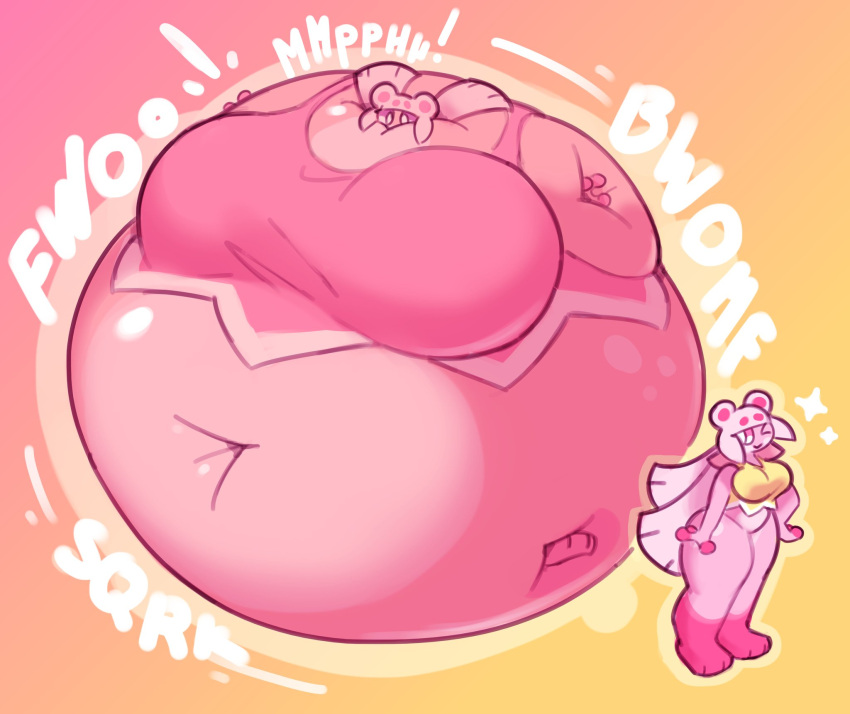 balloon_inflation bebobeblue big_breasts breasts huge_breasts inflation tagme thick_thighs wide_hips