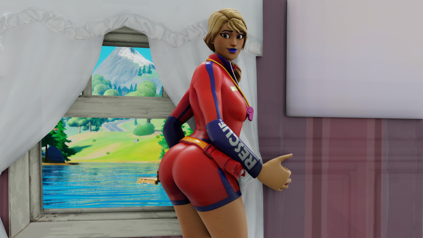 1girls 3d female female_only fortnite fully_clothed solo sun_strider tagme