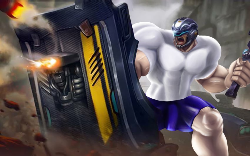 bara johnson_(mlbb) mobile_legends mobile_legends:_bang_bang muscular s_n_2_9 shield solo