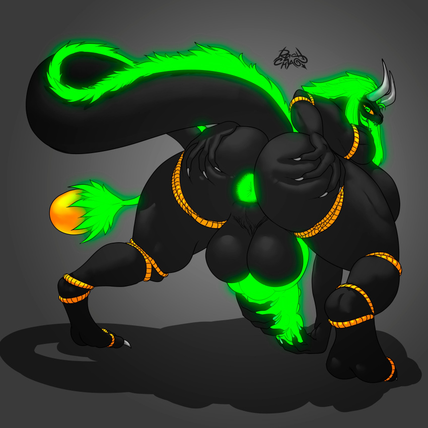 1futa 4_arms absurd_res anthro anus ass balls bent_over big_balls big_breasts big_butt big_penis black_balls black_body breasts colored_nails demon digital_drawing_(artwork) digital_media_(artwork) futa_sans_pussy futanari genitals glowing glowing_anus glowing_eyes glowing_genitalia glowing_hair glowing_mouth glowing_penis glowing_tail gradient_background green_eyes green_hair gynomorph hair hand_on_butt hand_on_penis hi_res horn huge_balls huge_breasts huge_butt huge_cock humanoid intersex long_hair long_tail looking_back multi_arm multi_limb nails open_mouth orange_sclera penis presenting_hindquarters rashchaos rope shadow sharp_horn sharp_teeth signature simple_background spread_butt spreading tail_hair teeth thick_thighs tiptoes toenails white_nails white_toenails