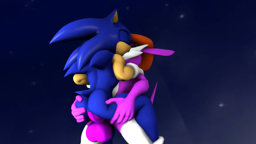 anal anal_sex anthro ass butt butt_grab carrying dragon696 fang_the_sniper kissing male male/male muscular sega sex sonic_(series) sonic_the_hedgehog stand_and_carry_position