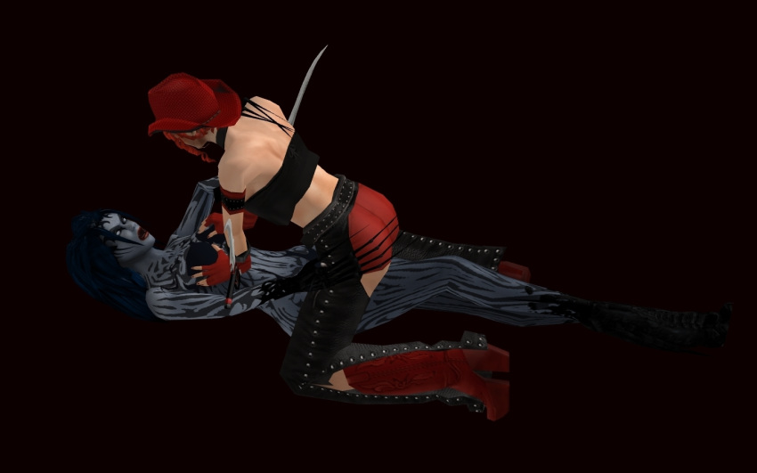 3d bloodrayne female female_only ferril garry's_mod multiple_girls rayne xnalara yuri