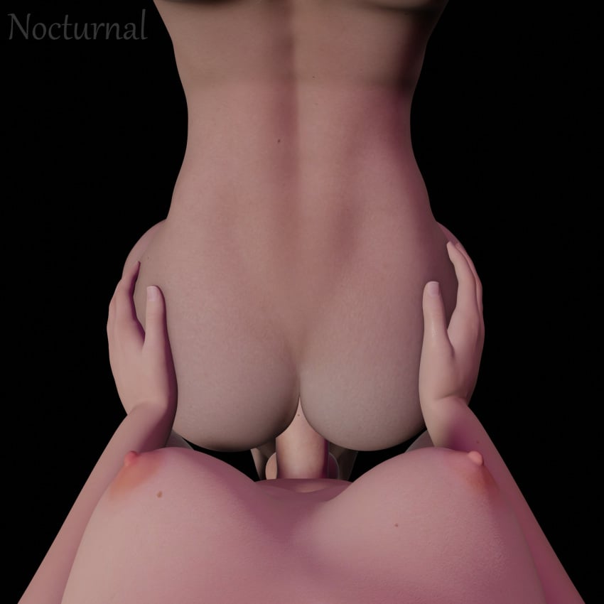 3d anal fade_(valorant) female futa_on_female futanari mercy nocturnal35 overwatch overwatch_2 pov valorant