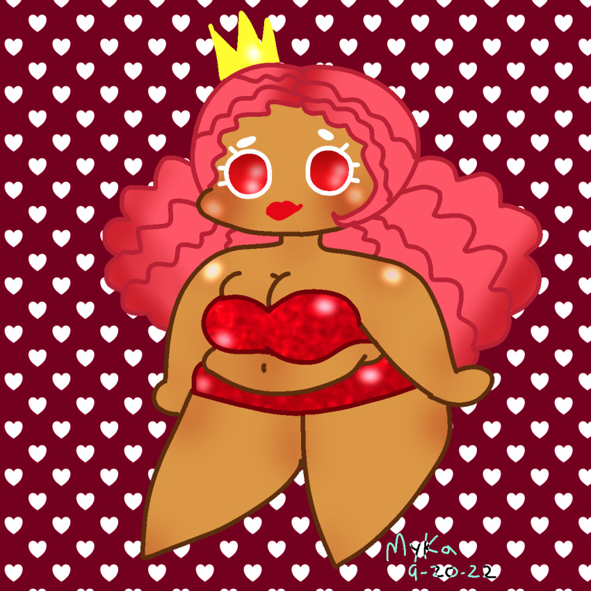 cookie_run crown nsfwmyka pink_hair princess princess_cookie