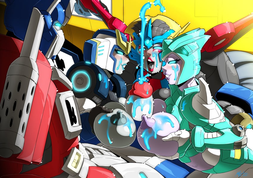 1boy 3girls alien alien_boy alien_female alien_genitalia alien_girl alien_humanoid alien_male armor armored_female armored_male autobot big_breasts big_penis blue_cum blue_eyes blush blushing boobjob breasts breasts_out cum cum_on_body cum_on_breasts cum_on_face cumshot cybertronian energon erect_nipples fat_cock female_autobots foursome holding_breast holding_breasts huge_cock huge_penis large_breasts large_penis larger_male larger_male_smaller_female mad-project moonracer optimus_prime orgasm_from_titfuck penis penis_out robot robot_boy robot_female robot_genitalia robot_girl robot_humanoid robot_male robot_penis smaller_female strongarm_(transformers) thick_lips three_on_one titfuck transformers triple_titfuck windblade wings