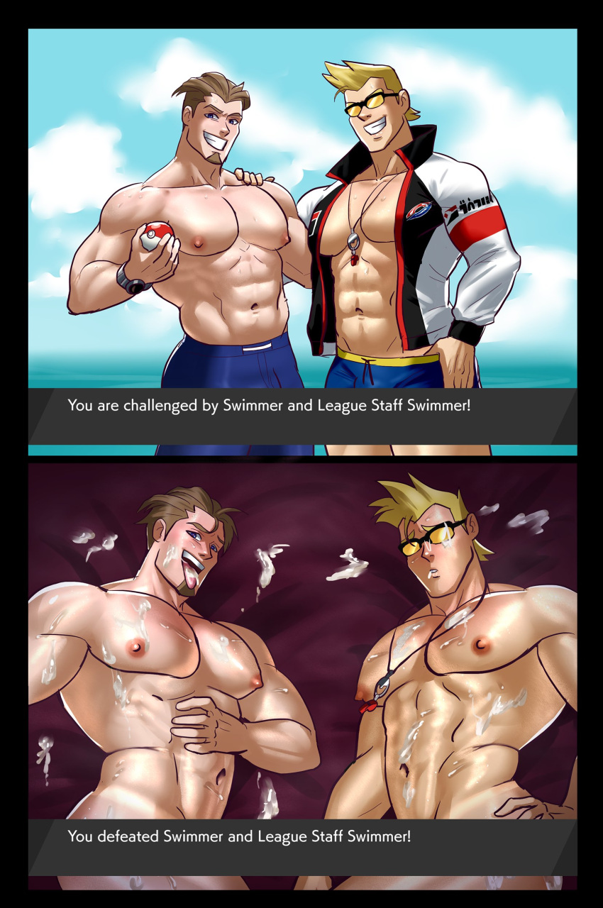 bara gay league_staff_(pokemon) male male_only npc_trainer pokemon pokemon_sm pokemon_ss swimmer_(pokemon) swimmer_(pokemon_sm)