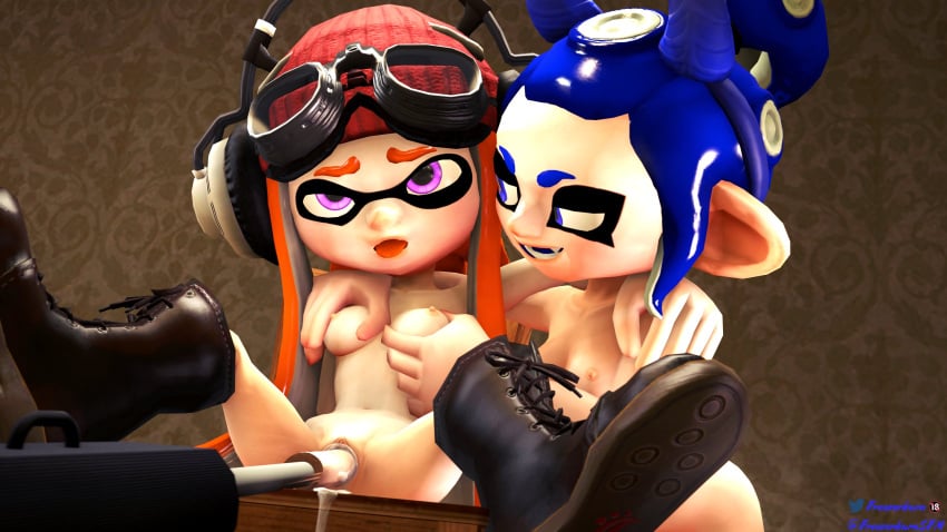 3d blue_eyes blue_hair breasts dev_(freezerburn) dildo eyes_rolling_back female/female femdom freezerburnsfm goggles_on_hat grabbing_breasts headgear inkling_meggy meggy_spletzer nipples octoling octoling_girl orange_hair orgasm orgasm_face purple_eyes pussy_juice sex_machine sfm shoes smg4 source_filmmaker splatoon splatoon_2 vaginal_insertion vaginal_penetration yuri