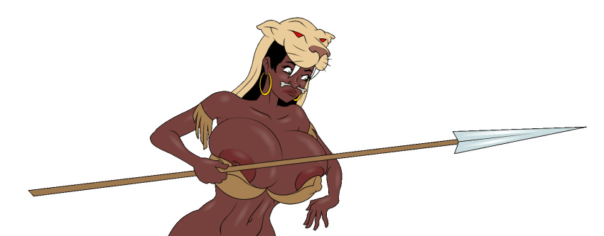 amazon amazon_island_(mnf) amazonian amazonian_island animated cavewoman color colored female large_breasts meet_'n'_fuck_games meet_and_fuck tagme tribal unknown_artist unknown_character