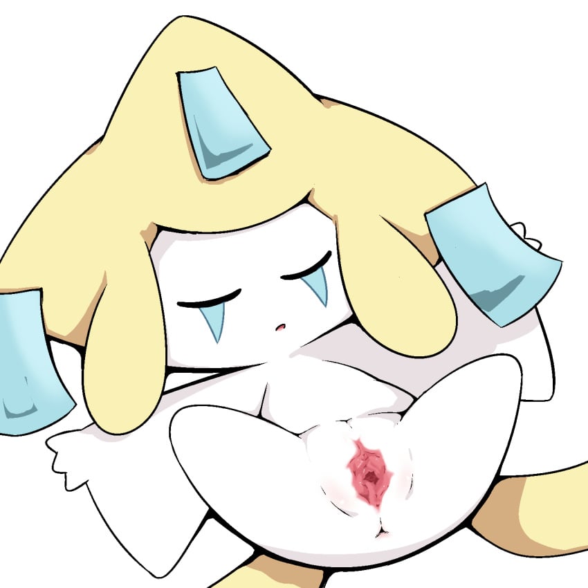 colanukl female generation_3_pokemon genitals hi_res humanoid imminent_sex jirachi legendary_pokemon nintendo pokemon pokemon_(species) pussy sex sleep_sex sleeping solo