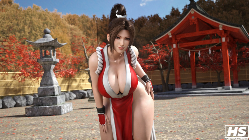 1girls 2024 3d 3d_(artwork) artist_logo asian asian_female ass big_ass big_breasts big_butt black_hair breasts brown_eyes butt cleavage color dress fatal_fury femme_fatale full_color hagiwara_studio hands_on_ass huge_breasts japanese japanese_clothes japanese_female king_of_fighters kunoichi kunoichi_dress large_ass large_breasts large_butt light-skinned_female light_skin long_hair looking_at_viewer mai_shiranui ninja ponytail red_clothing red_dress seductive snk snk_heroines:_tag_team_frenzy thick_thighs thighs very_long_hair video_game_character video_game_franchise video_games voluptuous voluptuous_female