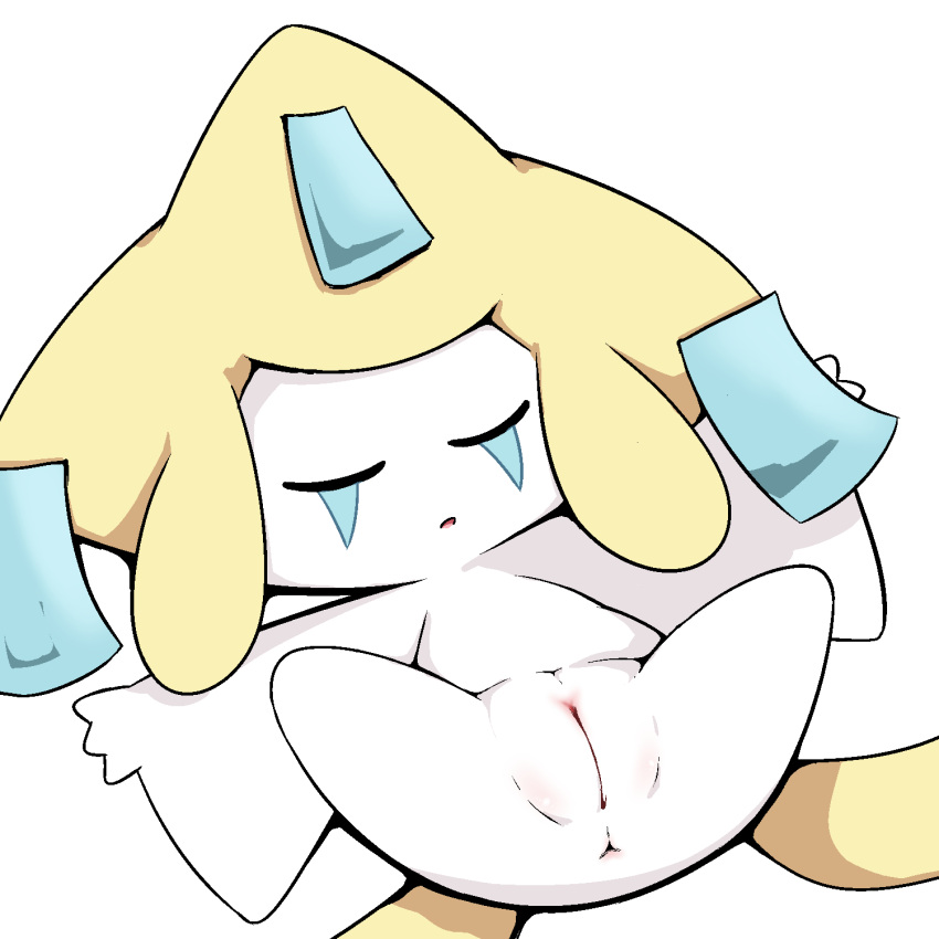 colanukl female generation_3_pokemon genitals hi_res humanoid imminent_sex jirachi legendary_pokemon nintendo pokemon pokemon_(species) pussy sex sleep_sex sleeping solo