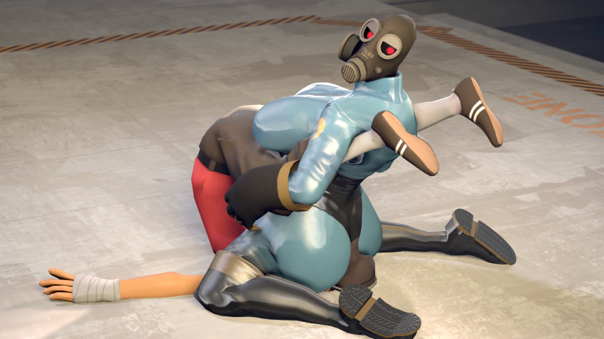 3d ass big_ass big_breasts face_in_ass facesitting fempyro latex mrchrodon pyro pyro_(team_fortress_2) scout sfm source_filmmaker team_fortress_2