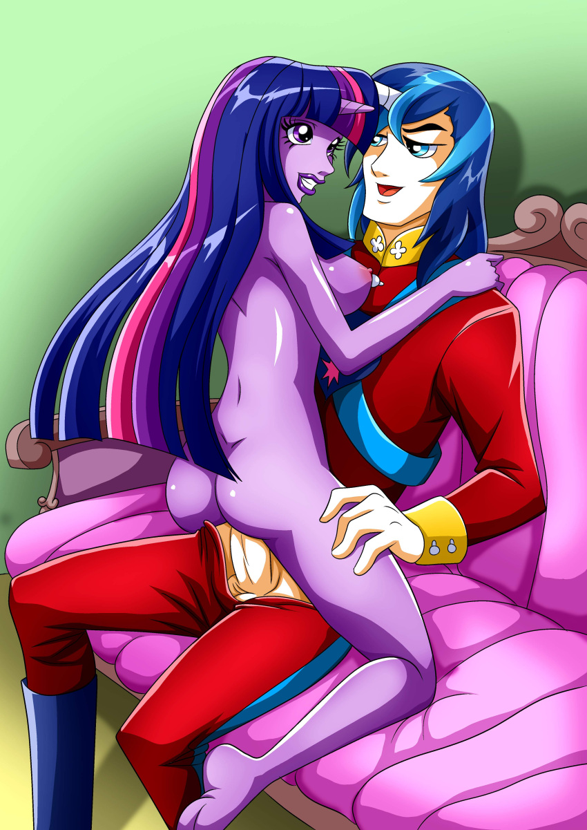 1boy 1girls alicorn bbmbbf brother_and_sister clothed clothed_male clothed_male_nude_female clothing cowgirl_position equestria_untamed female friendship_is_magic girl_on_top hasbro human humanized incest male medium_breasts mlp_g4 my_little_pony my_little_pony_generation_4 naked nude nude_female palcomix palcomix_team palcomix_vip pietros_secret_club purple_skin sex shining_armor_(mlp) straight twilight_sparkle_(mlp)