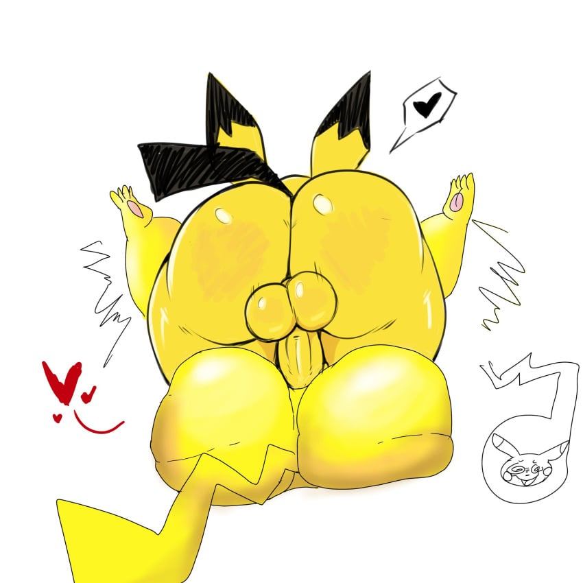 balls big_ass bubble_butt huge_ass male male_only mating_press nintendo pichu pikachu pokémon_(species) pokefurextreme pokemon tagme