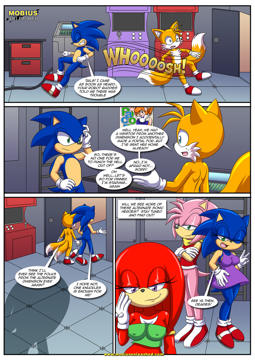 amy_rose bbmbbf comic comic_page female genderswap_(ftm) genderswap_(mtf) knora_the_echidna knuckles_the_echidna male mobius_unleashed palcomix rule_63 sega sonic_(series) sonic_the_hedgehog sonic_the_hedgehog_(series) sonique_the_hedgehog tails team_sonic team_sonique