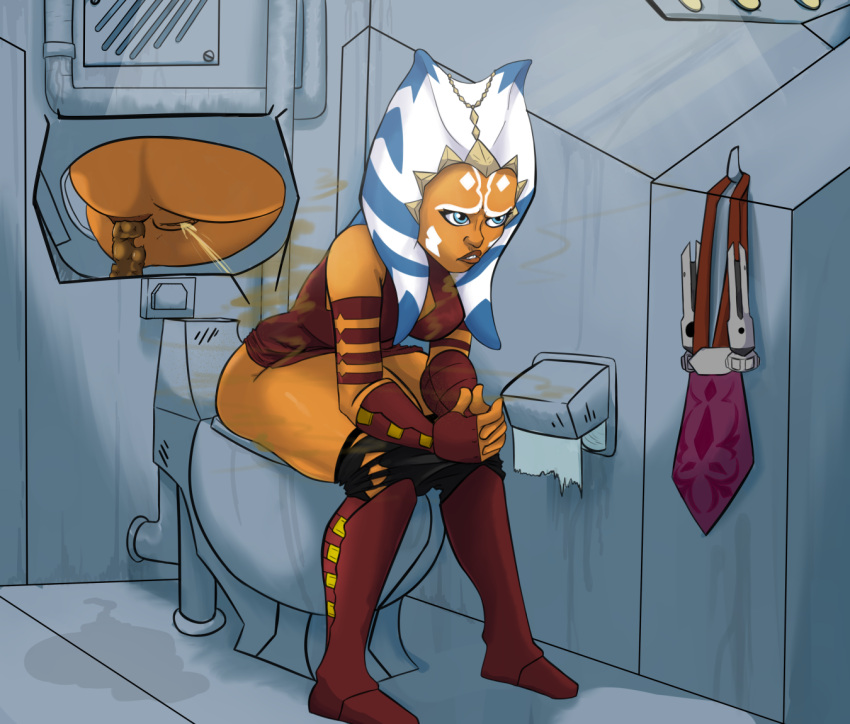 ahsoka_tano anus ass bathroom butt defecating defecation farting female female_focus female_only lewdpunch pants_down peeing peeing_into_toilet plump poop pooping pov pussy scat sitting sitting_on_toilet sitting_pee solo solo_female solo_focus star_wars stinky togruta toilet toilet_paper toilet_pee toilet_use turd turd_hanging_out urinating urinating_female urinating_while_defecating urination urine urine_stream